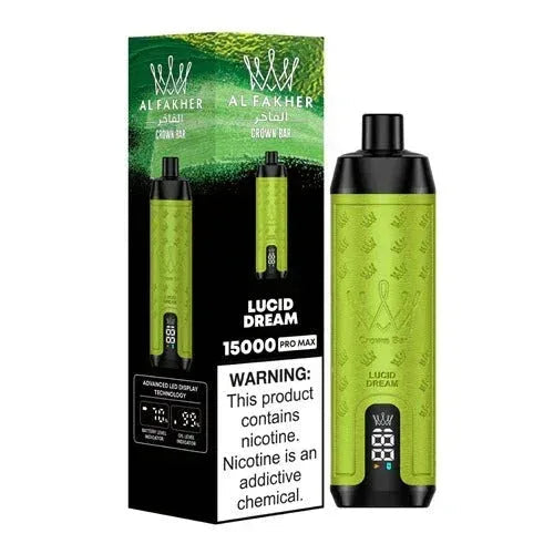 Al Fakher Crown Bar Pro Max 15000 Puffs Disposable Vape in Dubai, UAE | Premium Long-Lasting Vape Device - Vape Escape UAE