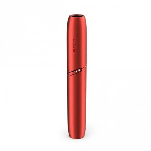 IQOS 3 DUO red holder with button opening near bottom