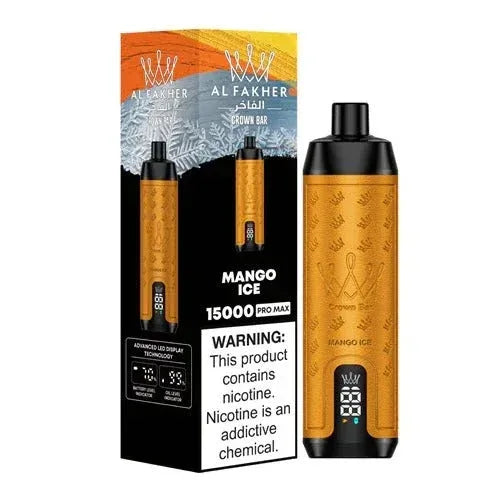 Al Fakher Crown Bar Pro Max 15000 Puffs Disposable Vape in Dubai, UAE | Premium Long-Lasting Vape Device - Vape Escape UAE