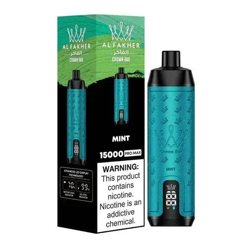 Al Fakher Crown Bar Pro Max 15000 Puffs Disposable Vape in Dubai, UAE | Premium Long-Lasting Vape Device - Vape Escape UAE