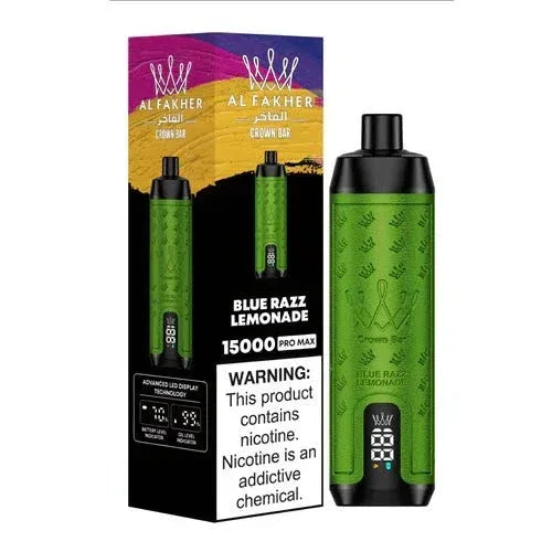 Al Fakher Crown Bar Pro Max 15000 Puffs Disposable Vape in Dubai, UAE | Premium Long-Lasting Vape Device - Vape Escape UAE