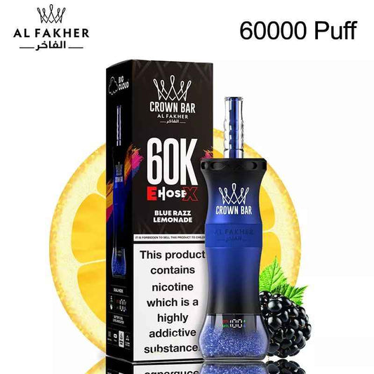 Al Fakher E-HOSEX Blue Razz Lemonade 60000 Puffs Disposable Vape Dubai UAE — Buy Original at Vape Escape UAE Business Bay