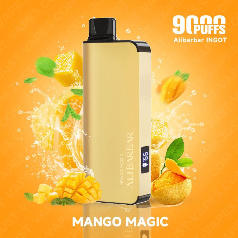 Ali-Barbar-Ingot-9000-Puffs-Mango-Magic-disposable-vape-Dubai-UAE