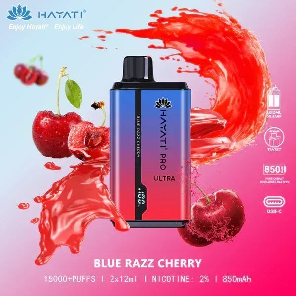 Hayati Pro Max 15000 Puffs Disposable Vape – Original, 2% Nic, Free UAE Delivery - Vape Escape UAE
