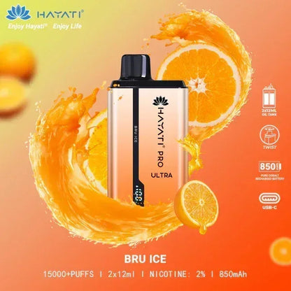 Hayati Pro Max 15000 Puffs Disposable Vape – Original, 2% Nic, Free UAE Delivery - Vape Escape UAE