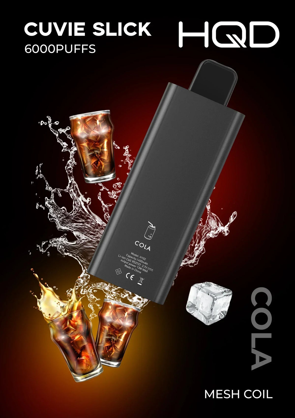 HQD Cuvie Slick 6000 puffs - Vape Escape UAE
