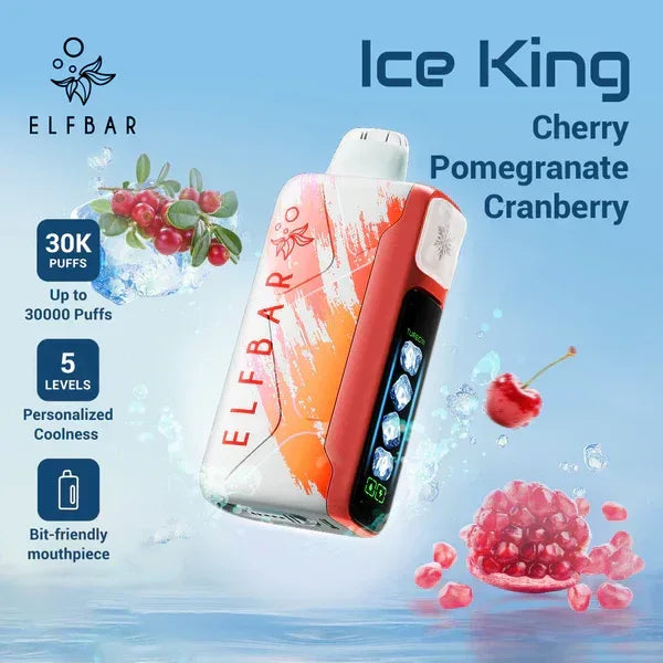 Elf Bar Ice King, Ice King 30000, Elf Bar 30000 puffs, disposable vape In Dubai - Vape Escape UAE