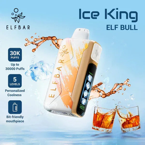Elf Bar Ice King, Ice King 30000, Elf Bar 30000 puffs, disposable vape In Dubai - Vape Escape UAE