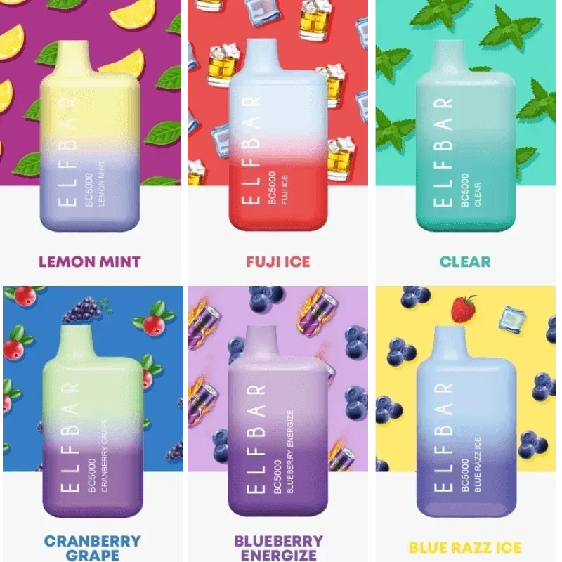Elf Bar 5000 Puffs Ice King/ Elf Bar BC 5000 Puffs bundle offer in Dubai - Vape Escape UAE