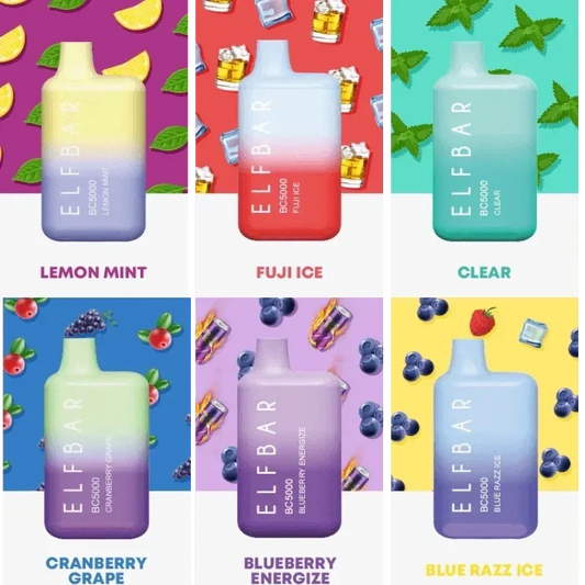 Elf Bar 5000 Puffs Ice King/ Elf Bar BC 5000 Puffs bundle offer in Dubai - Vape Escape UAE