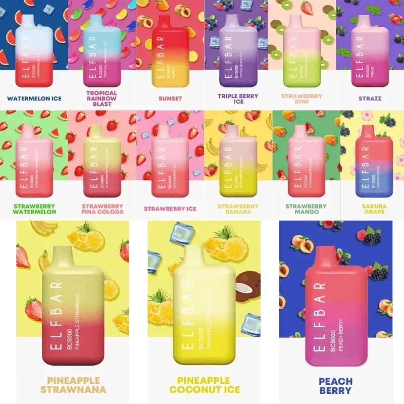 Elf Bar 5000 Puffs Ice King/ Elf Bar BC 5000 Puffs bundle offer in Dubai - Vape Escape UAE