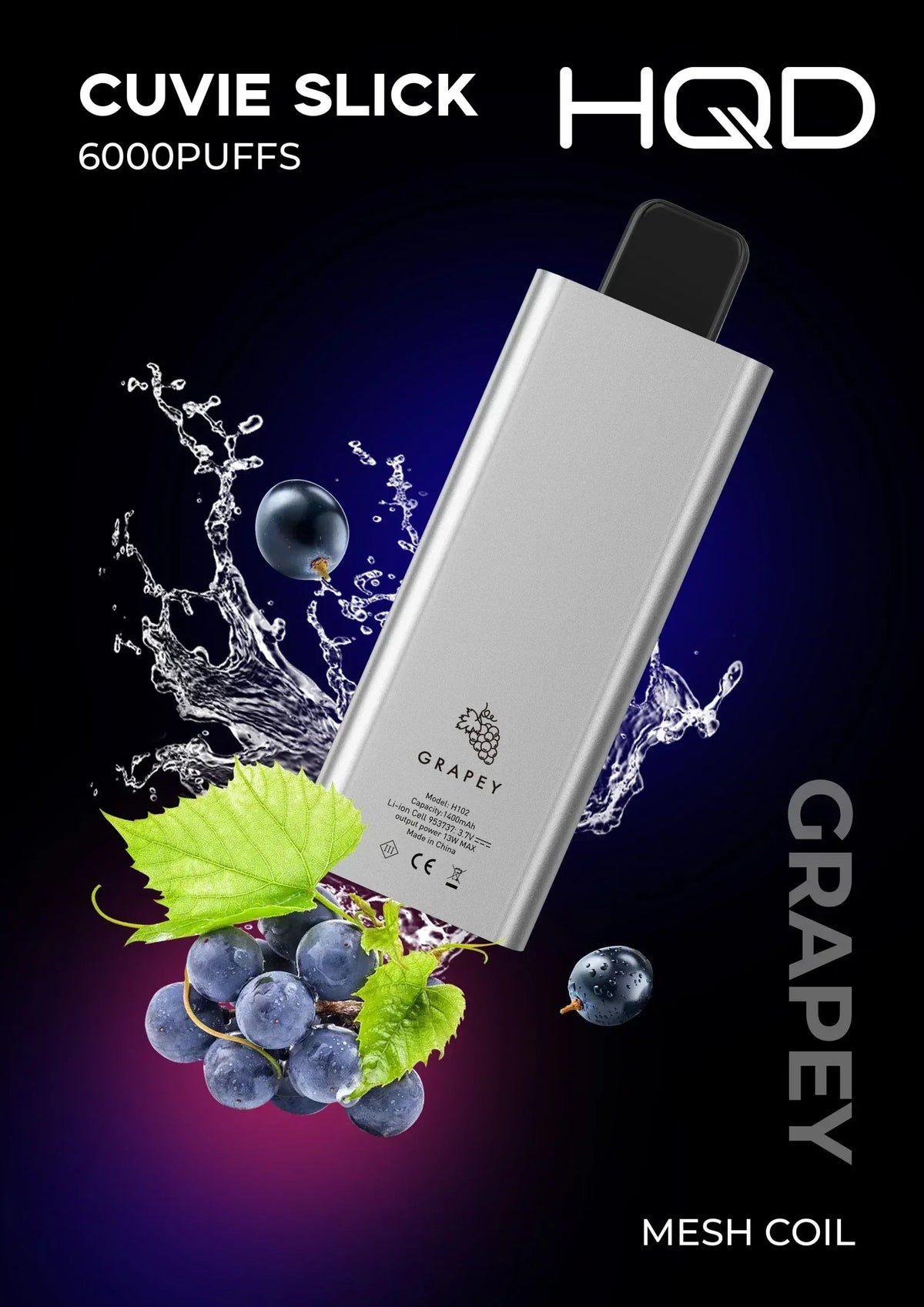 HQD Cuvie Slick 6000 puffs - Vape Escape UAE