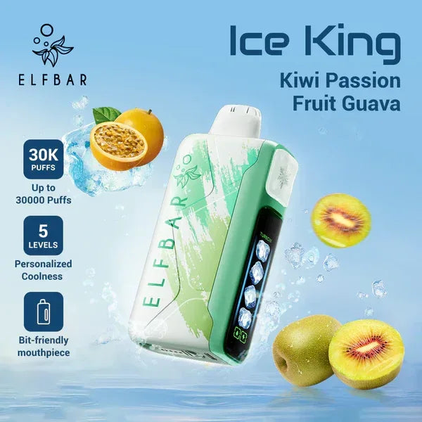 Elf Bar Ice King, Ice King 30000, Elf Bar 30000 puffs, disposable vape In Dubai - Vape Escape UAE