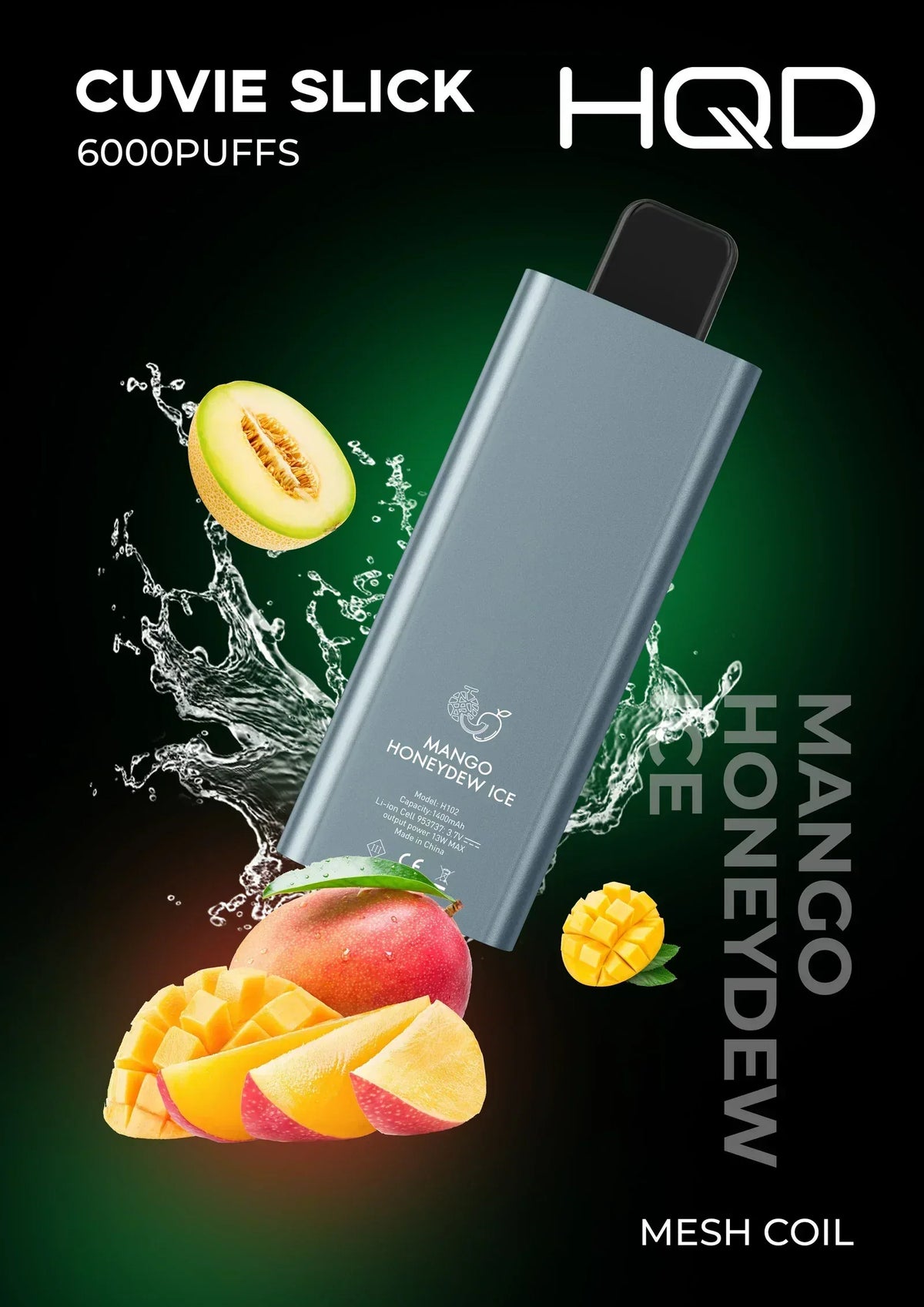 HQD Cuvie Slick 6000 puffs - Vape Escape UAE