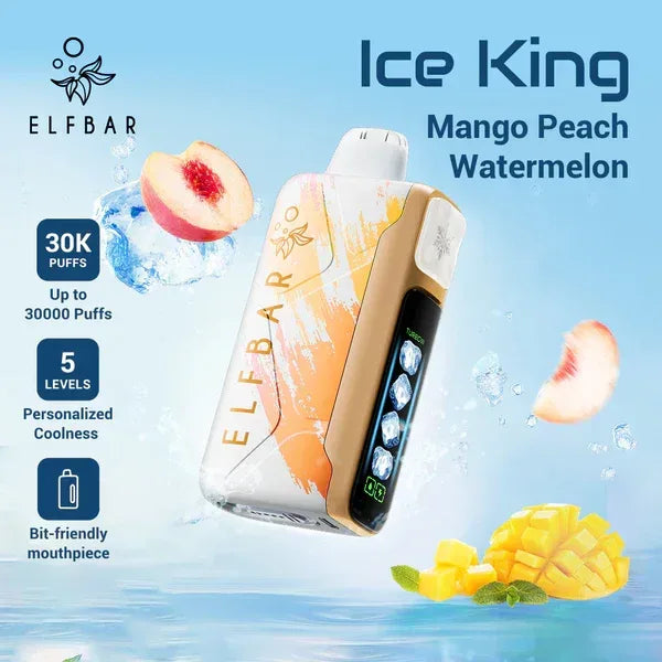 Elf Bar Ice King, Ice King 30000, Elf Bar 30000 puffs, disposable vape In Dubai - Vape Escape UAE