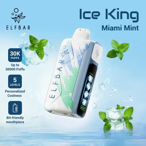 Elf Bar Ice King, Ice King 30000, Elf Bar 30000 puffs, disposable vape In Dubai - Vape Escape UAE