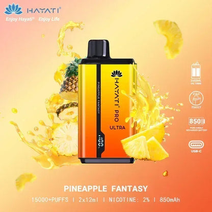 Hayati Pro Max 15000 Puffs Disposable Vape – Original, 2% Nic, Free UAE Delivery - Vape Escape UAE