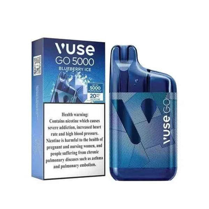 VUSE Go 5000 box, 5000 puffs 20mg nicotine salt ESMA certified