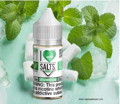SPEARMINT GUM - I LOVE SALTS BY MAD HATTER - Vape Escape UAE