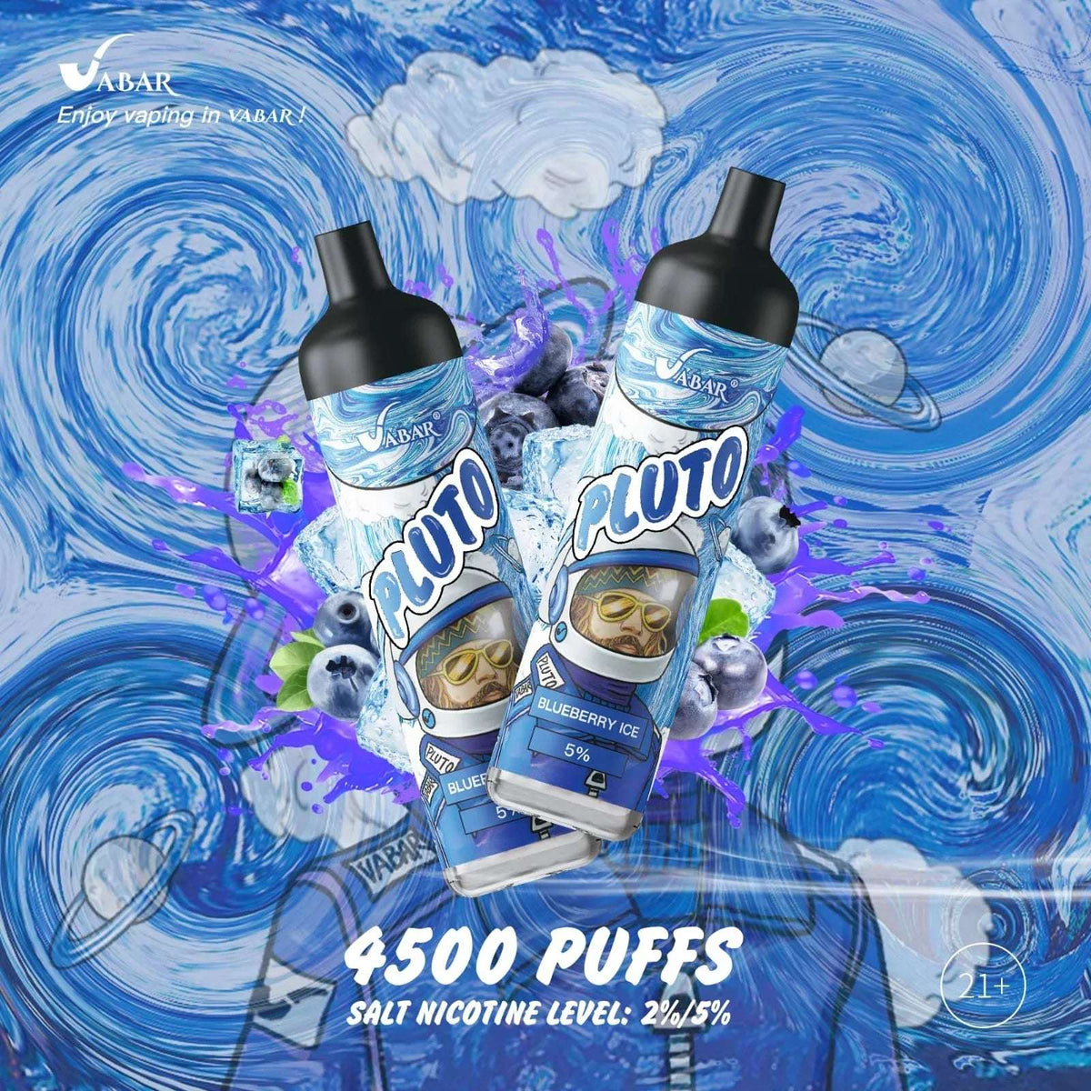 Vabar PLUTO Disposable Vape 4500 Puffs - Vape Escape UAE