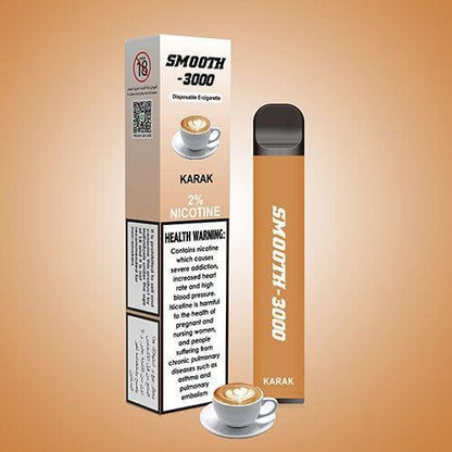 SMOOTH DISPOSABLE VAPE 3000 PUFFS 2% NICOTINE - Vape Escape UAE