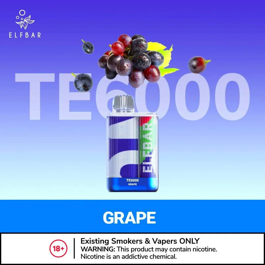 ELF BAR TE6000 DISPOSABLE VAPE IN DUBAI - Vape Escape UAE
