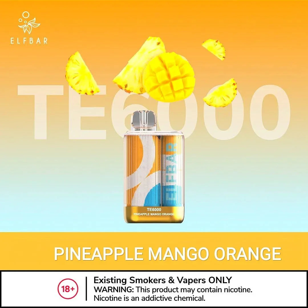 ELF BAR TE6000 DISPOSABLE VAPE IN DUBAI - Vape Escape UAE