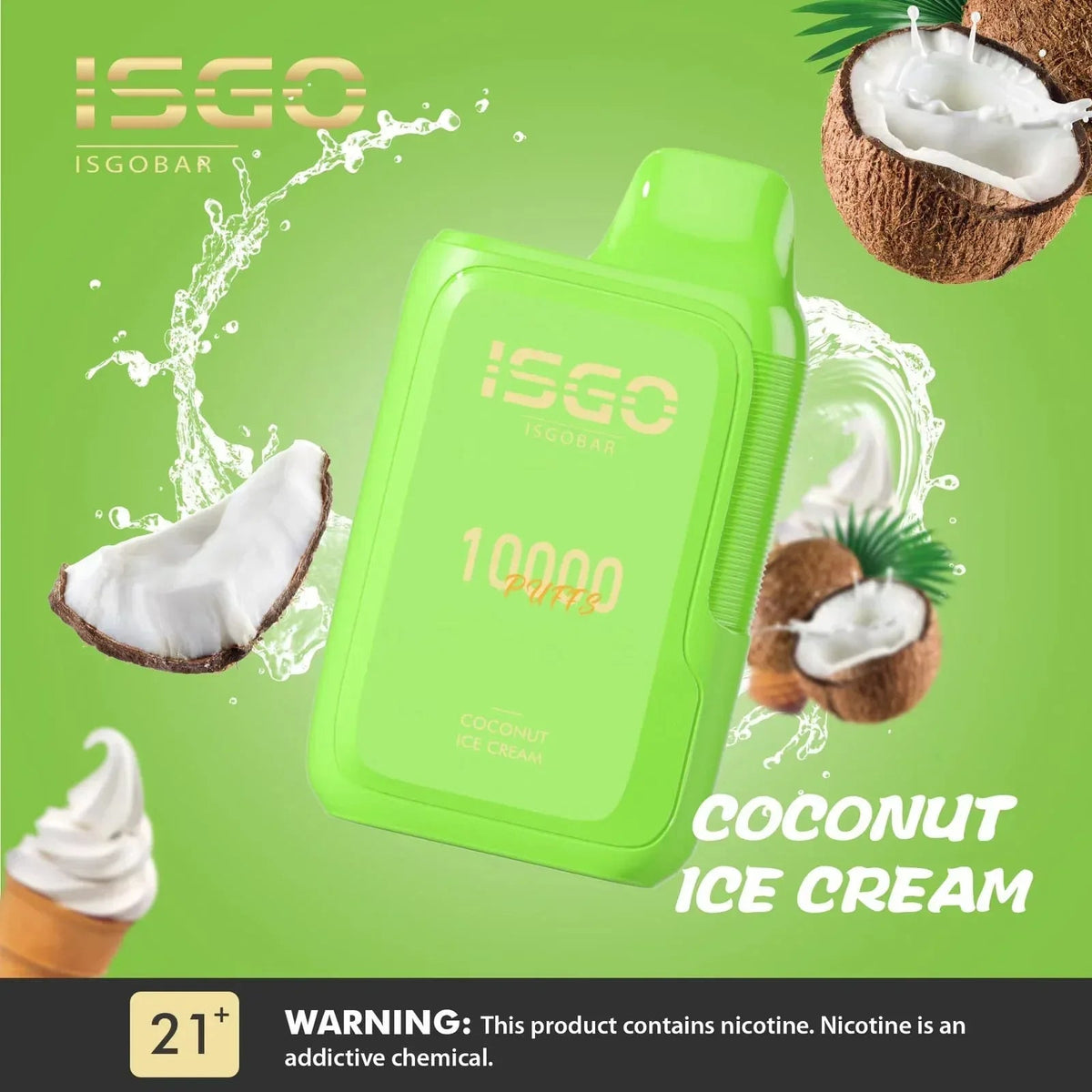ISGO Bar 10000 Puffs Disposables Vape 5% - Vape Escape UAE