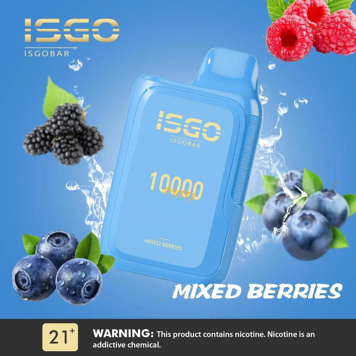 ISGO Bar 10000 Puffs Disposables Vape 5% - Vape Escape UAE