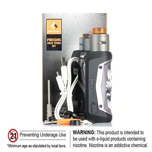 GEEK VAPE AEGIS SOLO 100W TENGU RDA VAPE Devices - Vape Escape UAE