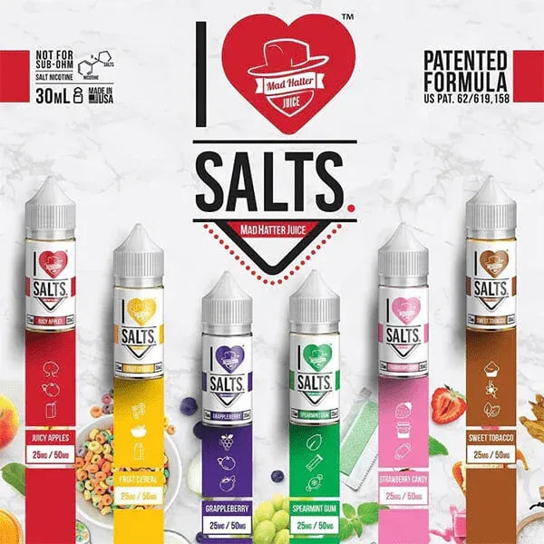 BLUE RASPBERRY ICE - I LOVE SALTS BY MAD HATTER - Vape Escape UAE