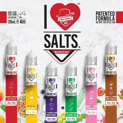 BLUE RASPBERRY ICE - I LOVE SALTS BY MAD HATTER - Vape Escape UAE