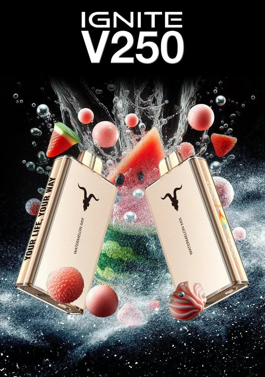 Ignite V250 25 000 Puffs Disposable Vape – 5% Nic, Rechargeable, Dubai, UAE - Vape Escape UAE