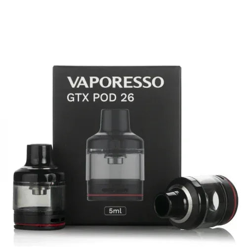 VAPORESSO GTX POD 22 & 26 REPLACEMENT PODS - Vape Escape UAE