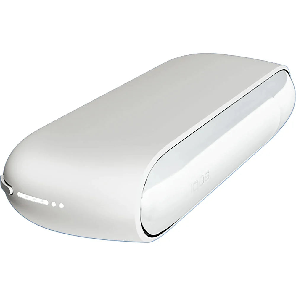 Warm white IQOS 3 DUO oval main unit with side opening