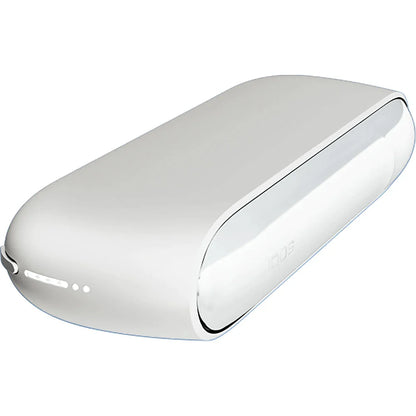 Warm white IQOS 3 DUO oval main unit with side opening