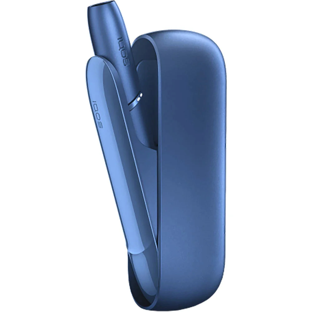 IQOS 3 DUO Stellar Blue heating device with two units