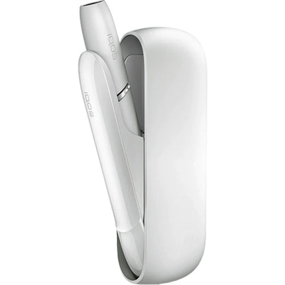 IQOS 3 DUO kit in warm white, slim base and holder device
