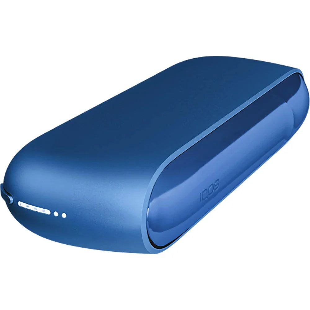 Stellar Blue cylindrical heating device with curved opening