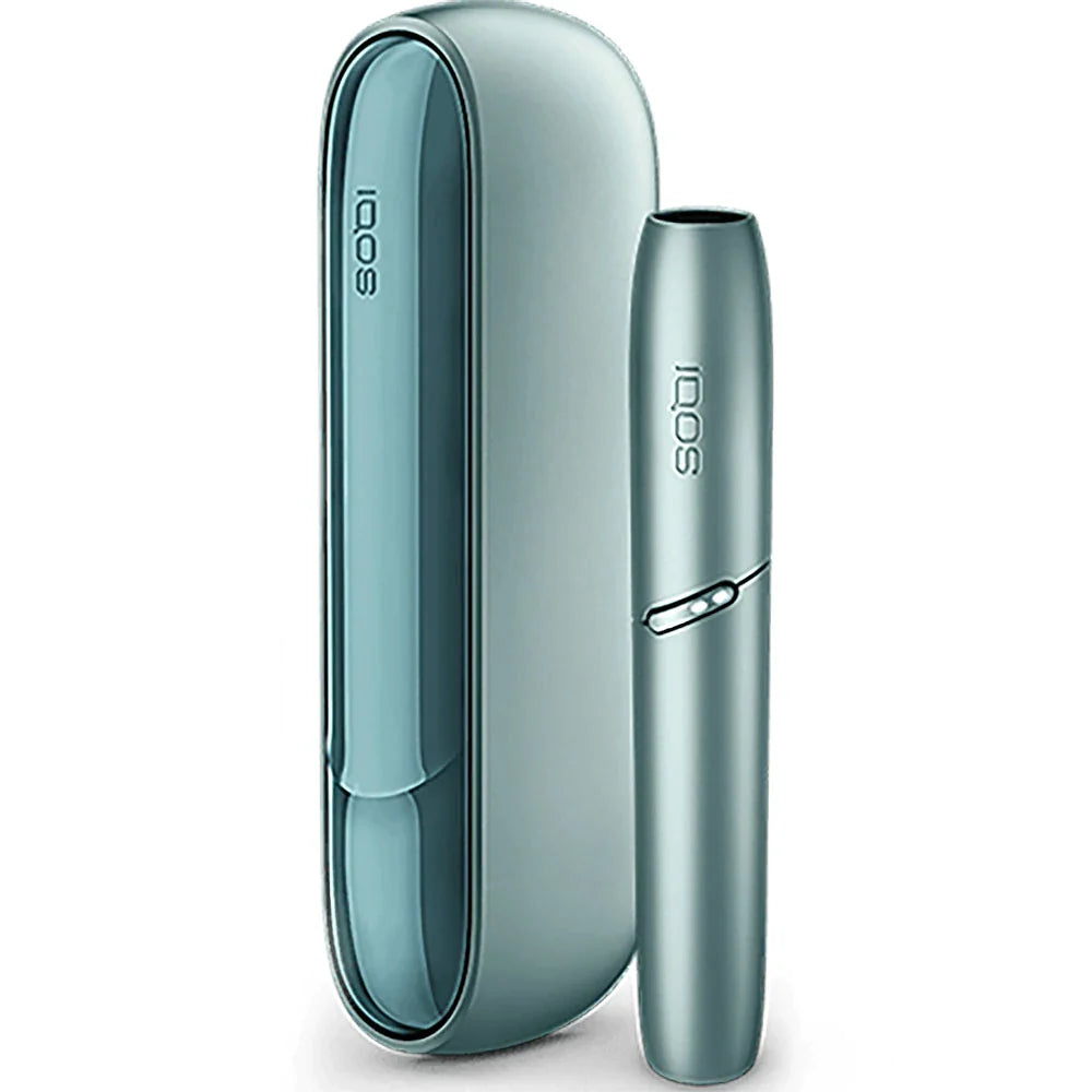IQOS 3 DUO Lucid Teal device with separate teal holder
