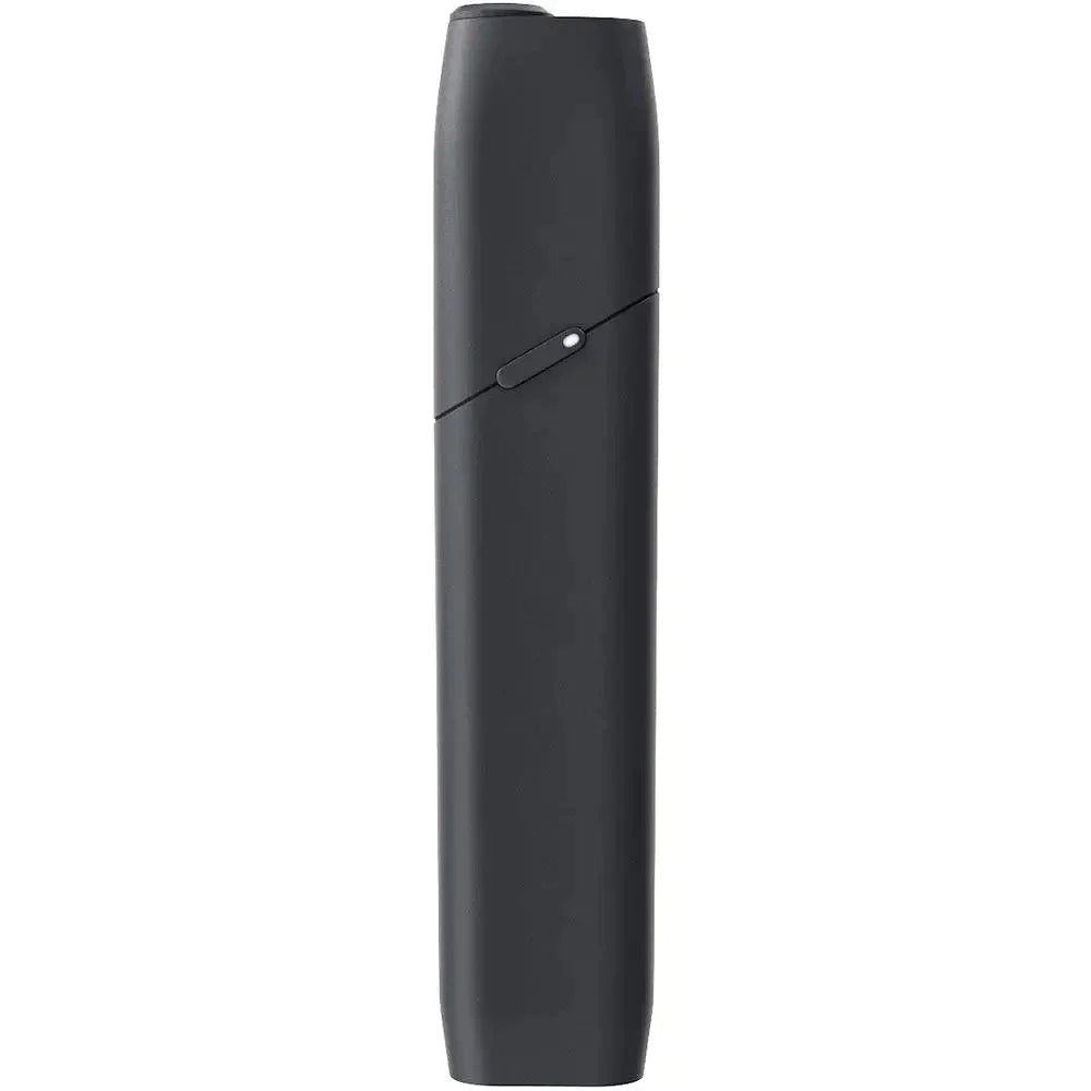 IQOS 3 Multi Kit device in dark grey velvet, side button and indicator