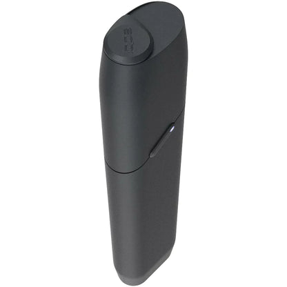 IQOS 3 Multi Kit device in dark grey velvet, top control and side indicator