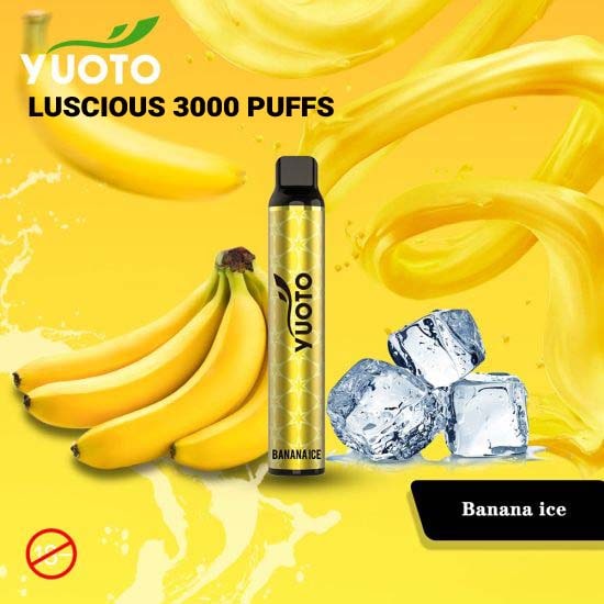 Disposable vape pen with metallic gold body and black mouthpiece.