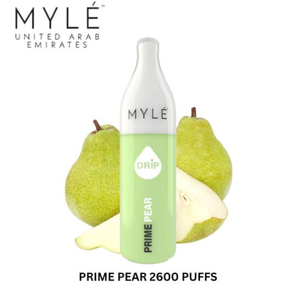Myle disposable vape device—Prime Pear 2600 puffs