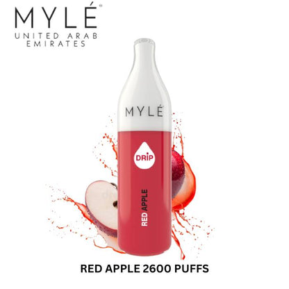 Myle disposable vape device—Red Apple 2600 puffs